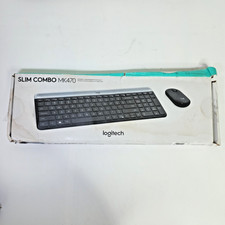 Logitech MK470 Slim Combo Wireless Keyboard  Mouse Set Graphite