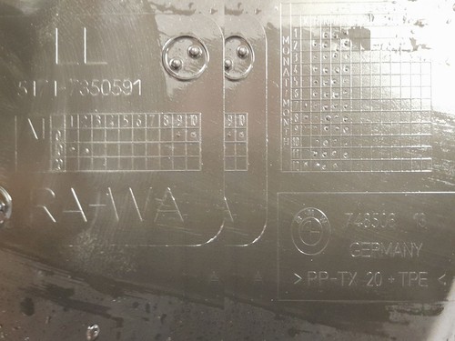 51717350591 TORPILLE / 1389921 POUR BMW SERIE X1 F48 SDRIVE18D - Photo 3/8