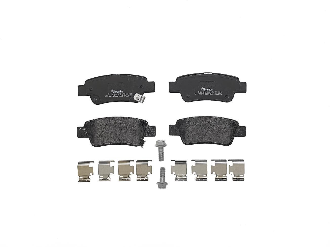 Bremsbelagsatz Scheibenbremse 17 mm BREMBO für u.a. HONDA CR-V - Bild 6