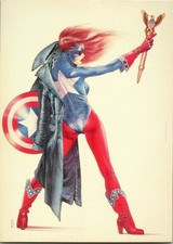 1992 Christos Achilleos Ms. America 52 FPG Fantasy Art Card TC CC