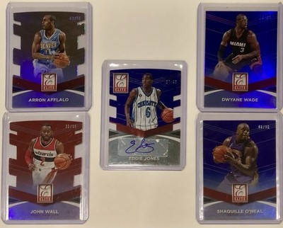 2014-15 Panini Donruss Basketball O Neal,Wade,Jones,Wall 5 Card Lot