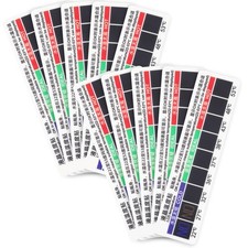 10Pcs Adhesive Thermometer Strip Water Temperature Measuring Sticker for Cup Use