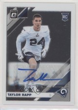 2019 Panini Donruss Optic Rookies Auto 33/60 Taylor Rapp #129 Auto s8n