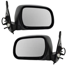 For 05-11 Tacoma Pickup Truck Rear View Mirror Power Black Left & Right PAIR SET