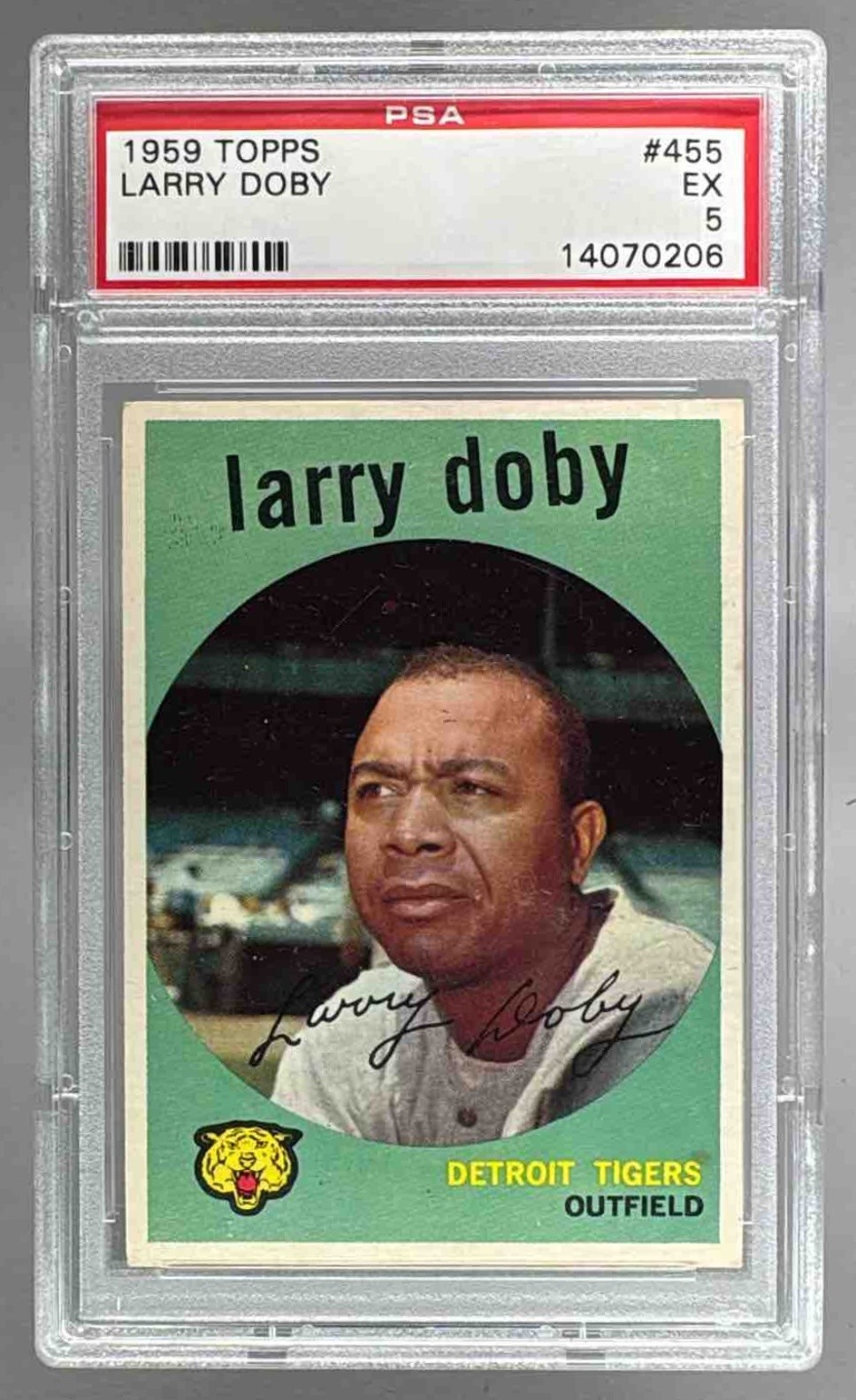 14070206 Larry Doby 1959 Topps #455 PSA 5
