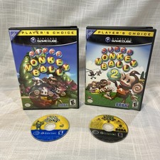 Super Monkey Ball 1 and 2 Players Choice - Nintendo GameCube Lot TESTED, WORK