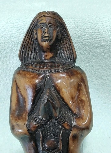 Unique Egyptian statue with hieroglyphics - Picture 2 of 10