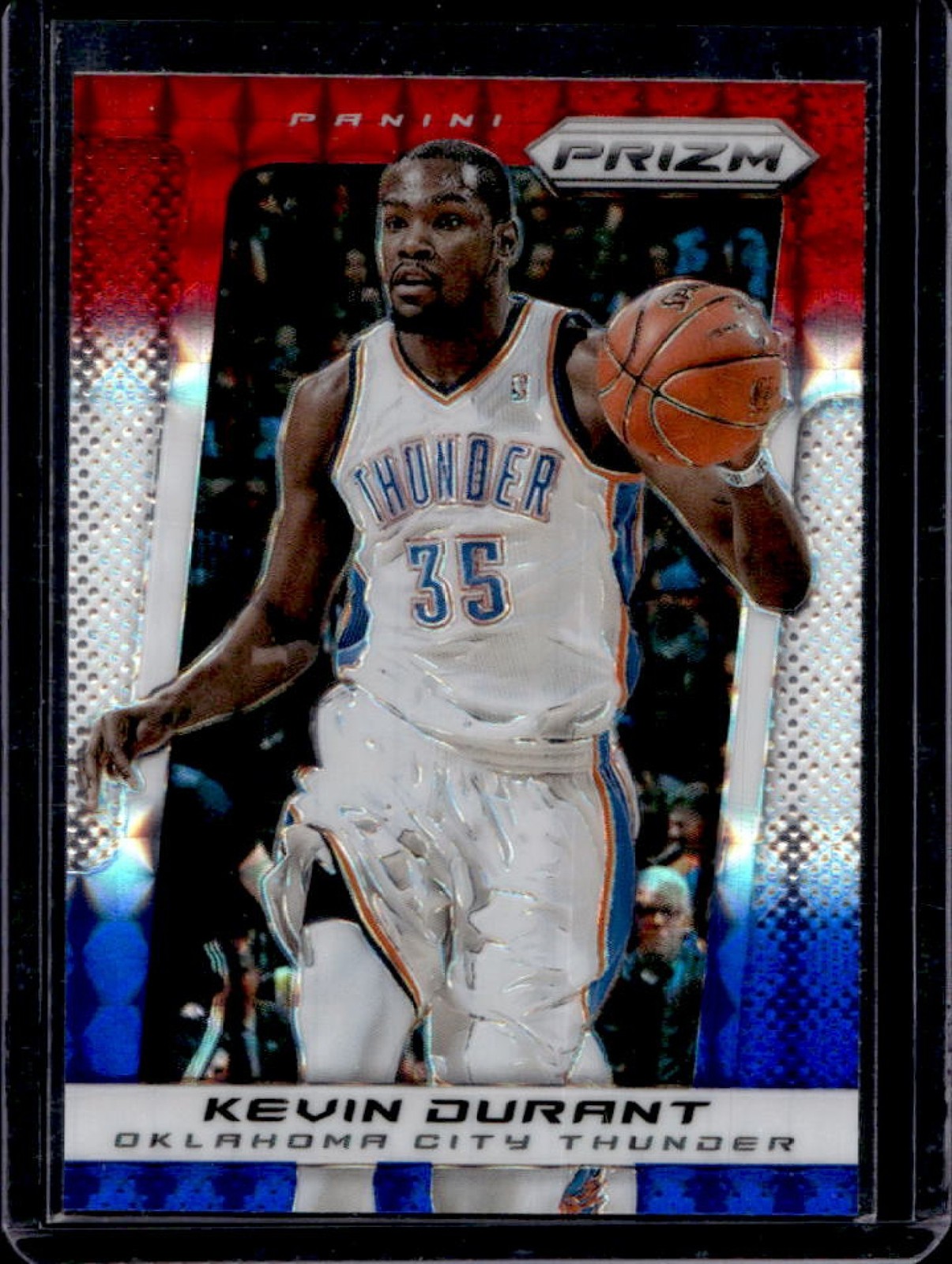 2013-14 Prizm Kevin Durant Prizm Red White and Blue Mosaic #147 Thunder