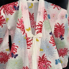Kimono / Yukata Vibrant Chrysanthemum Motif lightweight ROBE