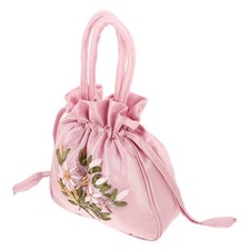  Embroidery Handbag Ladies Purse Embroidered Drawstring Handbags for Women