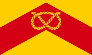 Staffordshire Flag Self Adhesive Vinyl Sticker