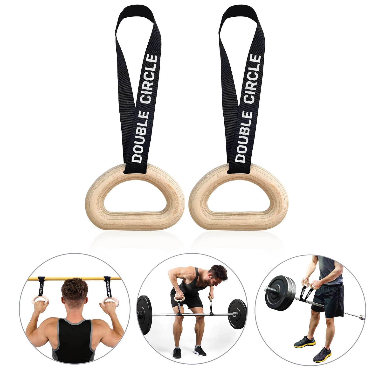 Pull Up Handles - Pull Up Grips, LAT Pull Down Gym Handles D