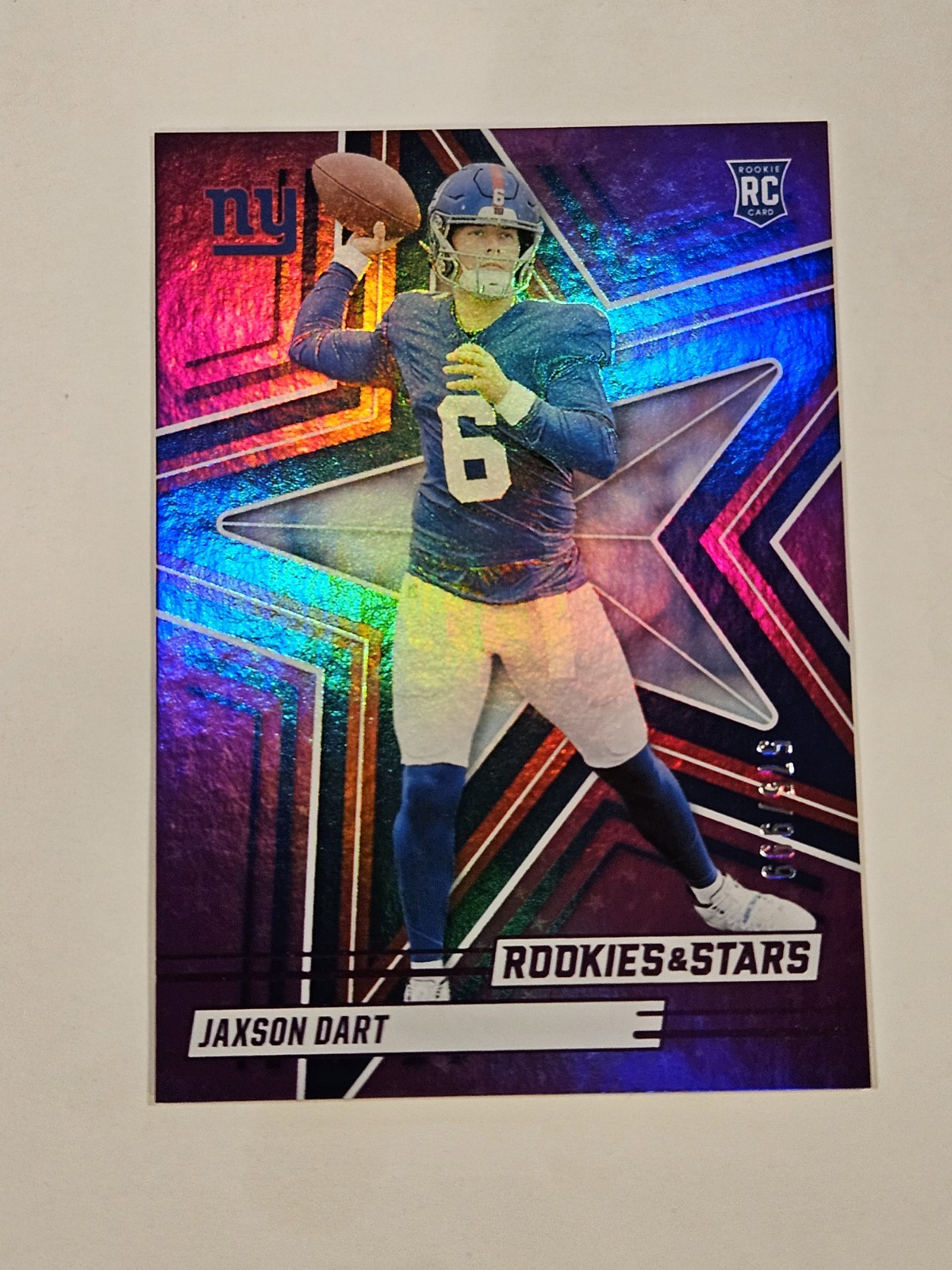 2025 Panini Rookies & Stars - Jaxson Dart #137 Purple /999 (RC)