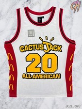 Maglia Travis Scott x McDonald's Cactus Jack All American bianca taglia large