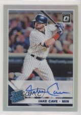 2019 Panini Donruss Optic Rated Rookie Signatures Holo Prizm Jake Cave Auto 7qg