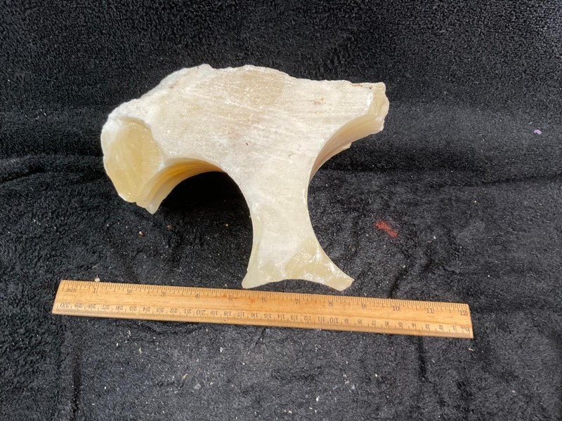 Z~  Honey Calcite Faced Rough 8 Lbs