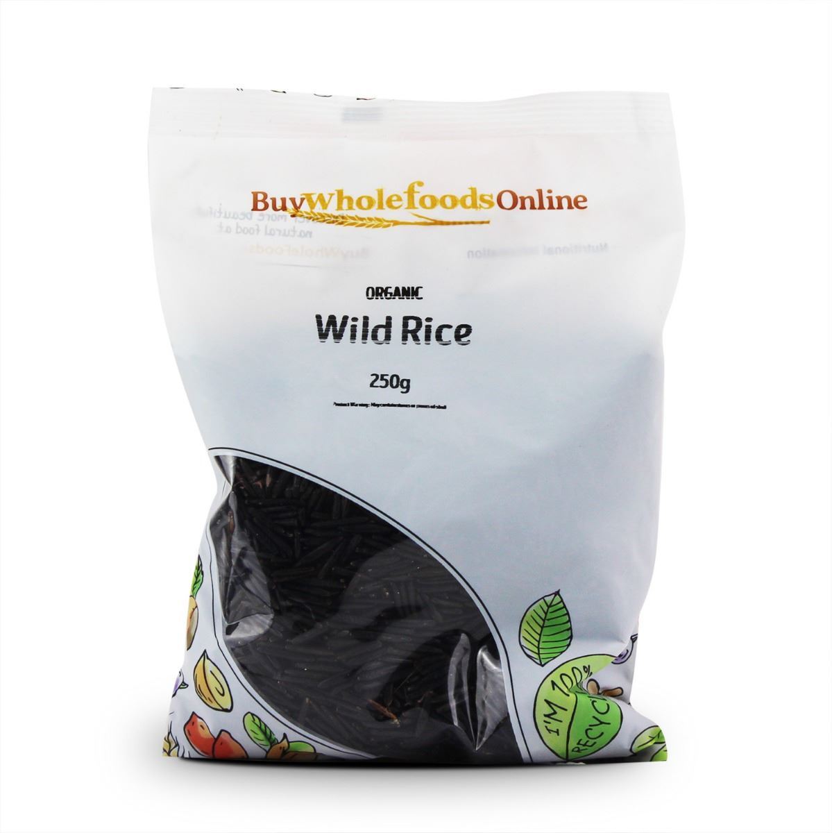 Organic Wild Rice 250g | BWFO | Free UK Mainland P&P