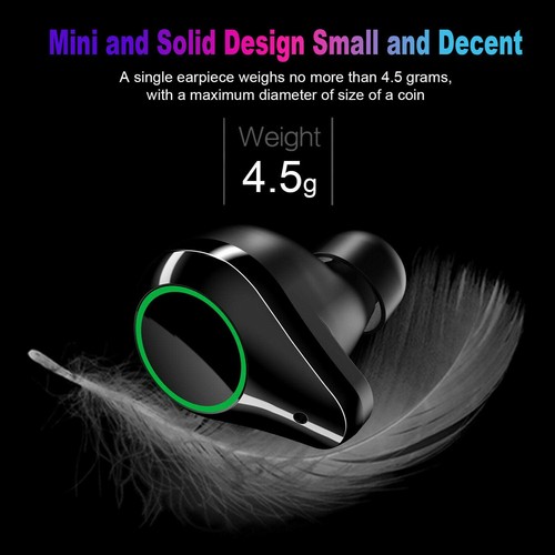 True Wireless Earbuds Waterproof Headset Headphones With Mic Case for Bluetooth - Zdjęcie 2 z 12