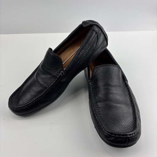 Men’s Timberland Smart Comfort System Black Leather Loafers Size 10M Driver - Picture 19 of 22