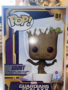 Funko 18â Inch Flocked Dancing Groot Pop Rare 1500 LE | eBay