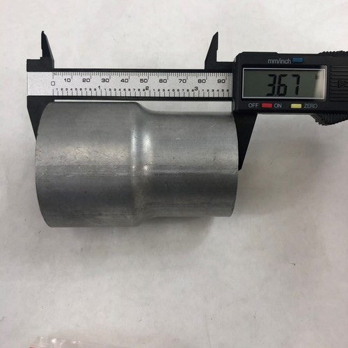 Aluminized Steel Exhaust Reducer 2.625"to2.25"O.D.,3.6" Length 2.5"to2.12" I.D - Picture 6 of 7