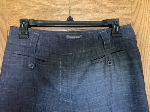 EUC Damen Apt 9 Maxwell Capri Größe 6 blau kurze Hose - Bild 2 von 5