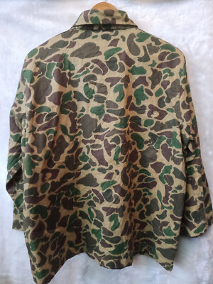 色味◎ 60s~ UNKNOWN Duck Hunter Camo Jacket 60s Vintage Sears Duck Hunter Camo Jacket - X-Large – Omega