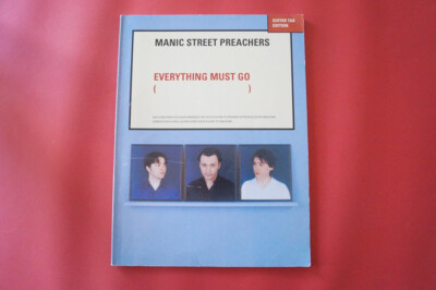 Manic Street Preachers - Everything must go .Songbook Notenbuch .Vocal Guitar