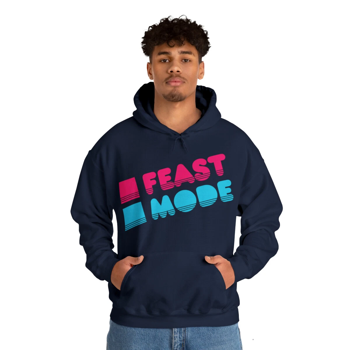 Retro Feast Mode Thanksgiving Graphic Hoodie