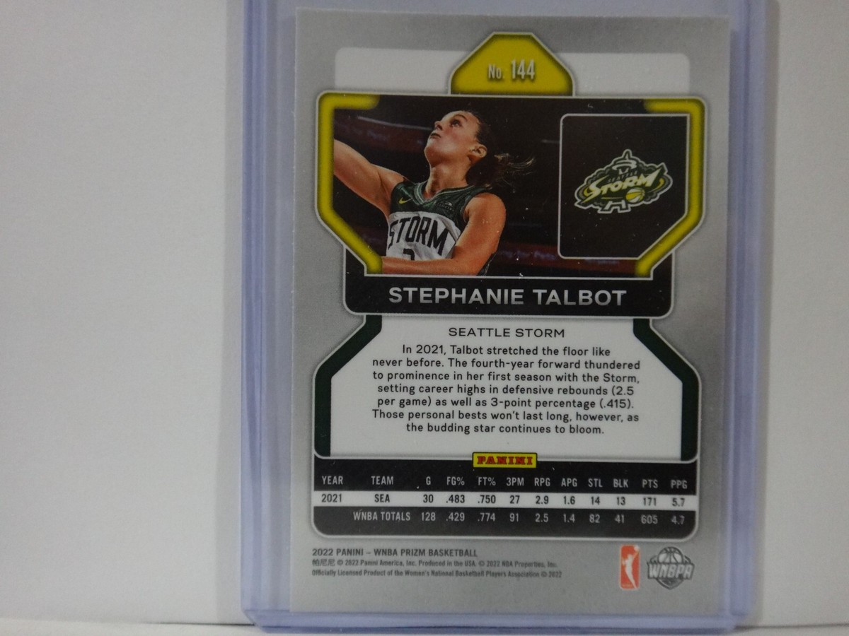 2022 Panini Prizm WNBA Basketball #144 Stephanie Talbot - Seattle