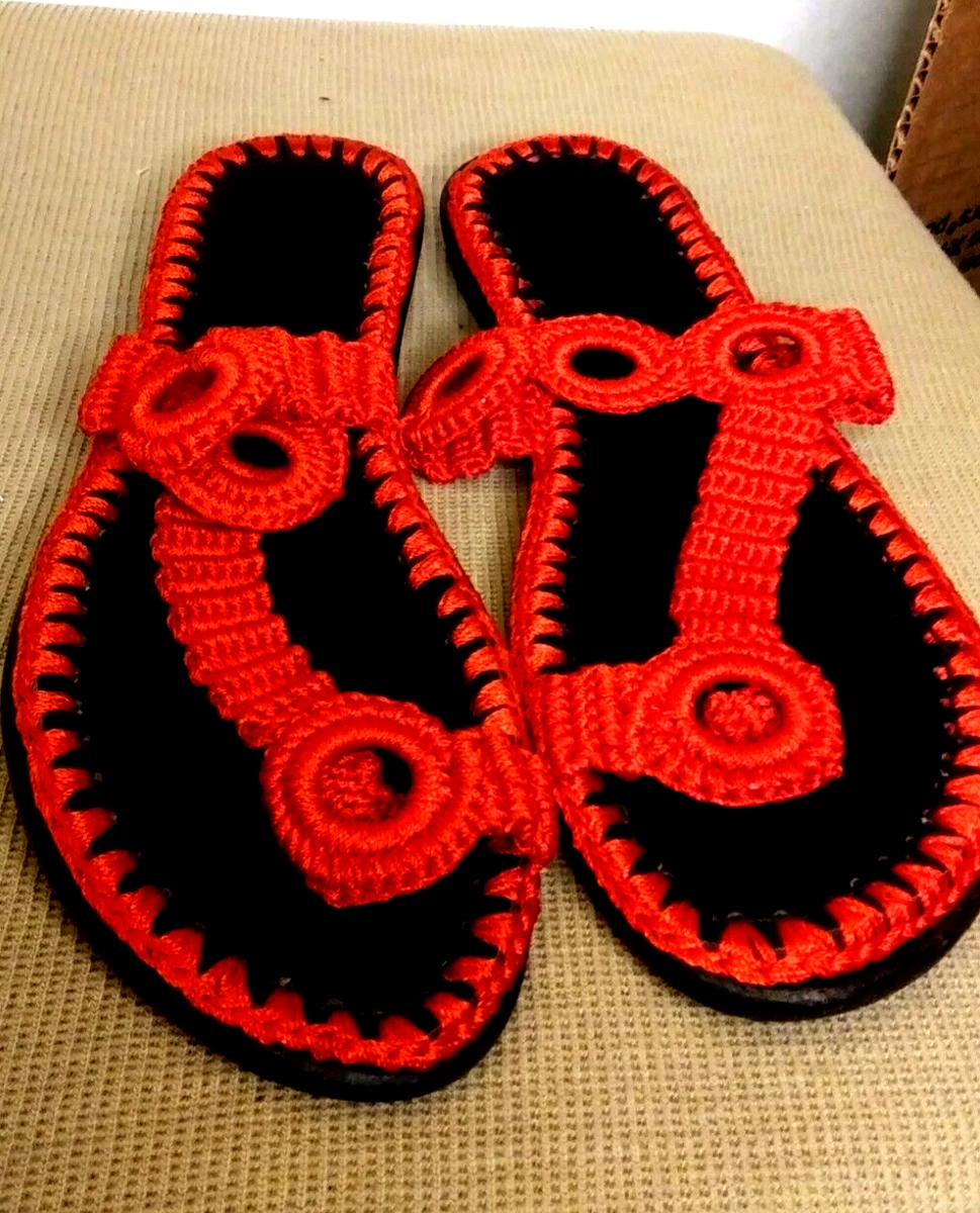 Crochet flip flops store for adults