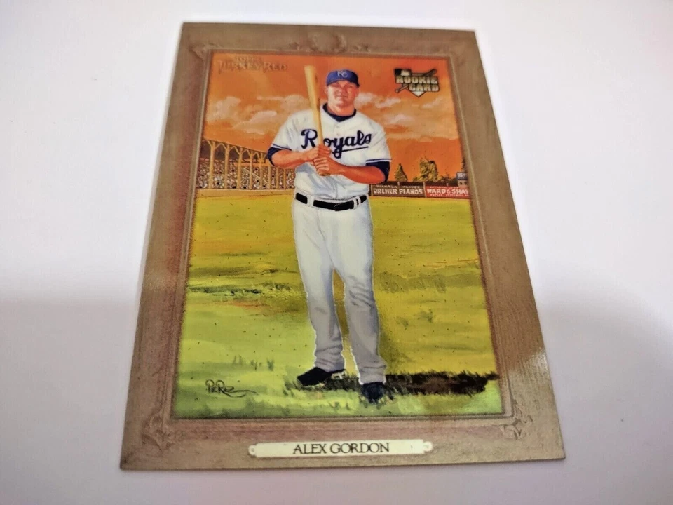 2007 Topps Turkey Red Chrome #29 Alex Gordon Kansas City Royals 1381/1999 - Image 3 of 4