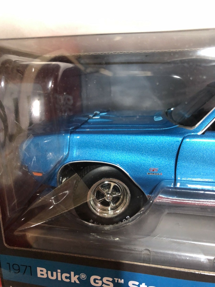 1971 Buick GS Stage 1 BLUE 1:18 Autoworld 1257 | eBay