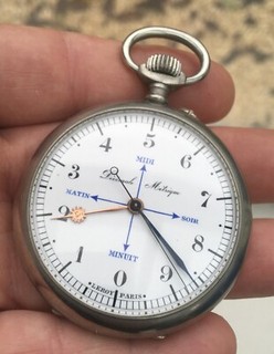 LEROY Uhr dezimal metrisch sehr selten mit Anleitung und Dokumentation