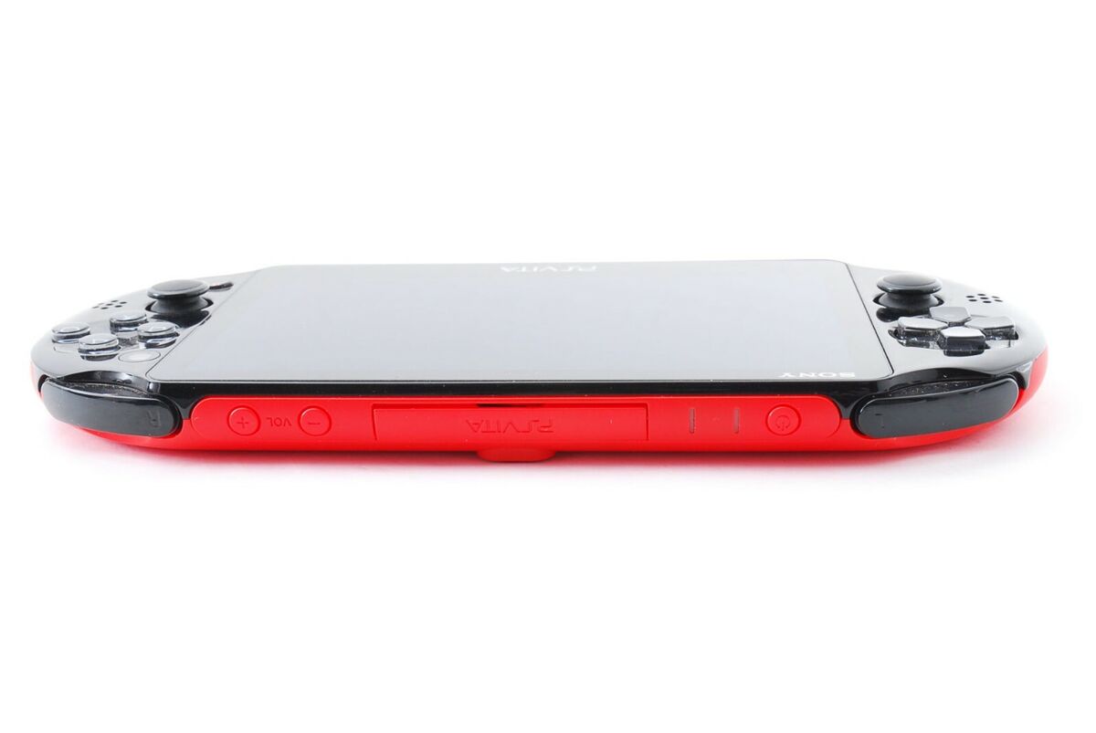 Sony PS Vita Red Black Slim Playstaiton PCH-2000 w/ Charger Sony PS Vita Red Black Slim Playstaiton PCH-2000 w/ Charger