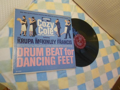 COZY COLE LP DRUM BEAT FOR DANCING FEET-CORAL CRL 57423 VINYL N. EXCELLENT