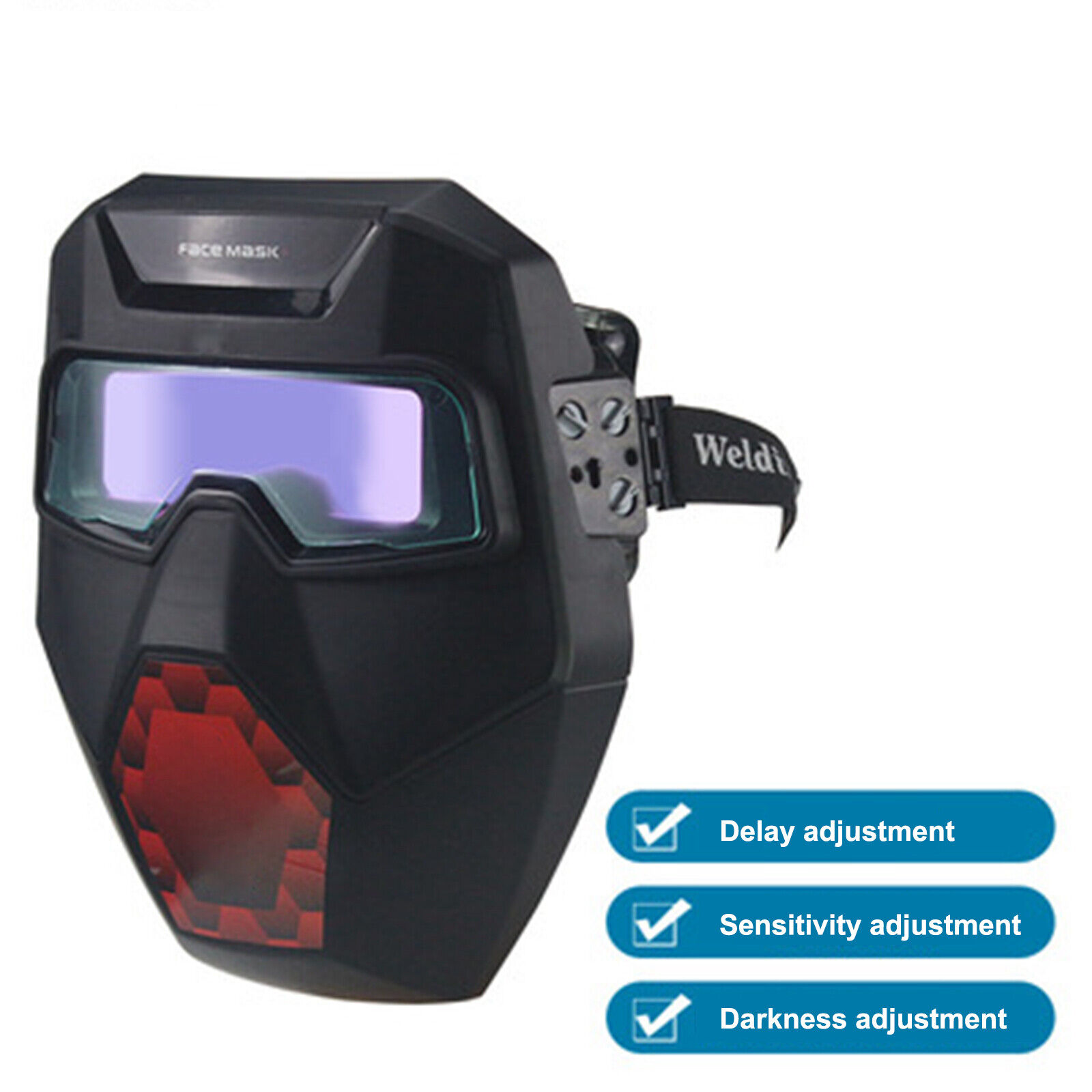 Auto Darkening Welding Mask Goggles Full Japan 5% OFF Maker New Face Prote Head-mounted