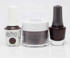 Gelish Trio Xpress Dip Powder + Gel Polish + Morgan Taylor - #036 Seal The Deal