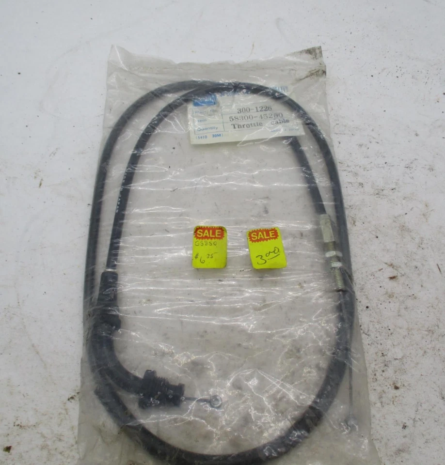 Cable acelerador Suzuki GS750L Nichols NOS 300-1226 Foto 2 de 4