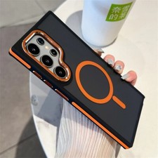 For Samsung Galaxy S24 S23 S22 Plus Ultra Clear Mag Safe Shockproof Case Cover