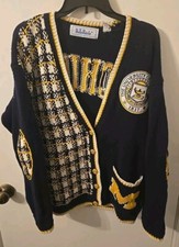 UNIVERSITY OF MICHIGAN  VTG BELLE POINTE  Size Medium Cardigan Sweater