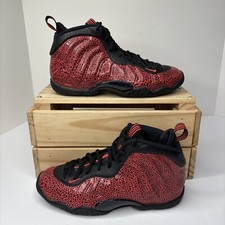 Nike Little Posite One GS Black Bright Crimson 5Y/ W 6.5 Shoes 644791-012