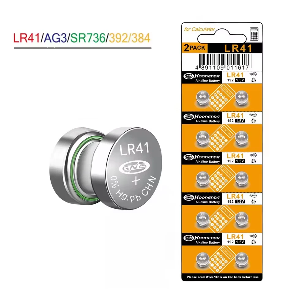 20x BOTON Batterien AG3 LR41 192 SR41 1,55V 2er Blister à 10 Batterien - Bild 3 von 4