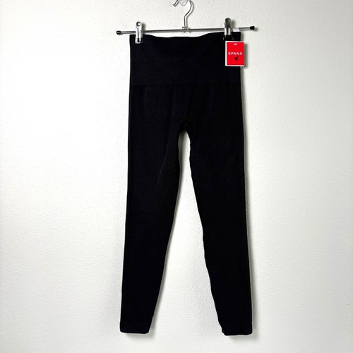 Spanx Look AT ME Now Leggings Size S Very Black FL3515 Athleisure NWT