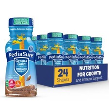 PediaSure Grow Gain Kids Nutritional Shake Immune Support Weight Gain 24 Pack
