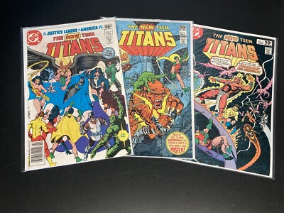 The New Teen Titans #4 #5 #6 FN/VF 1st App. & Origin of Trigon DC Comics