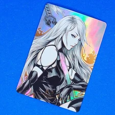 NieR Automata A2 Rainbow Foil Holographic Character Art Trading Card B