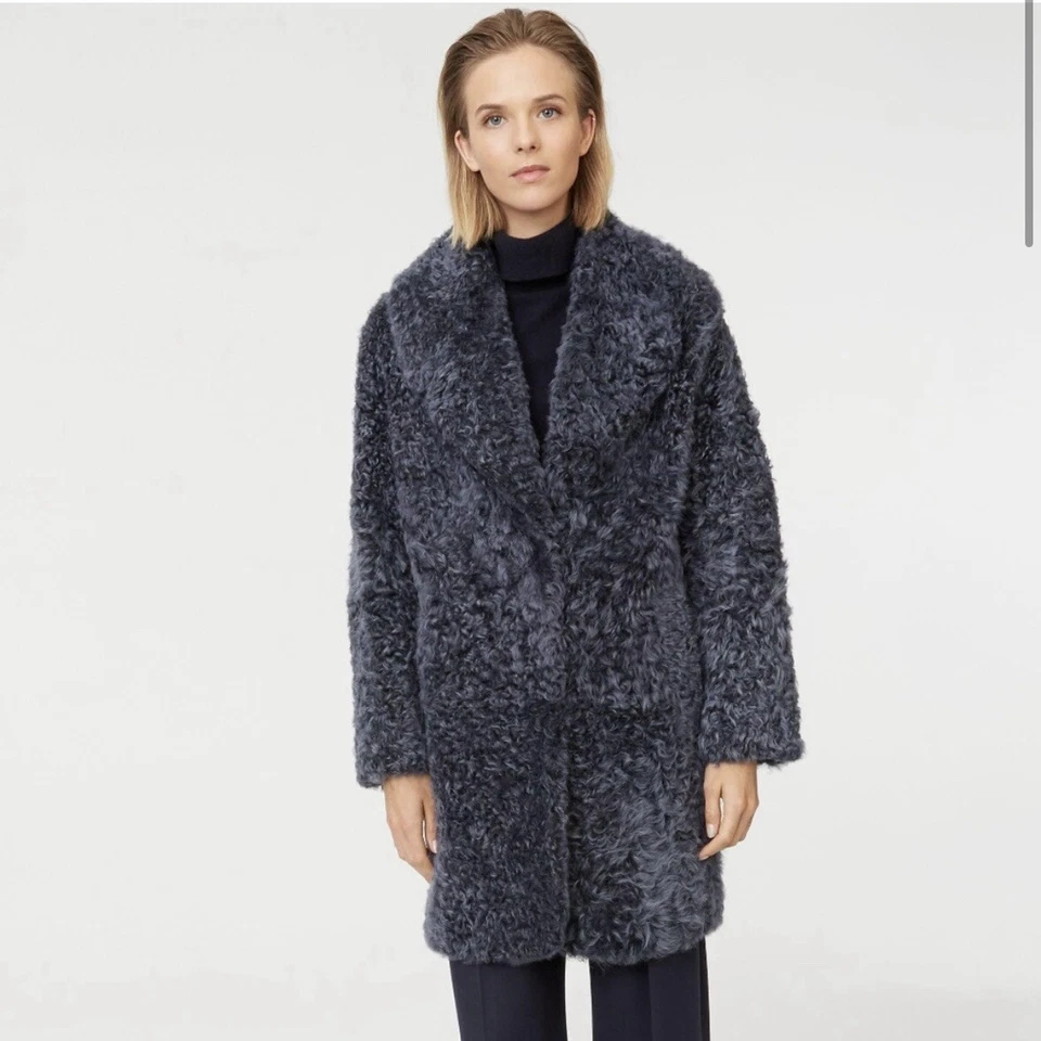 Abrigo Club Monaco Gris Piel de Oveja Talla XS Foto 4 de 4