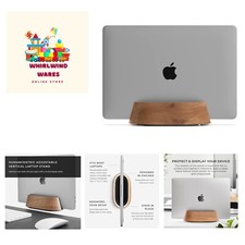 Laptop Holder Vertical Laptop Stand, Adjustable Holder and Dock, Laptop Verti...