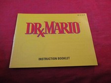 Dr. Mario Nintendo NES Instruction Manual Booklet ONLY